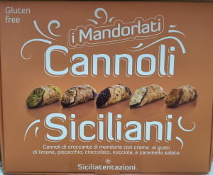 CANNOLI SICILIANI MANDORLATI SENZA GLUTINE (190 GR)